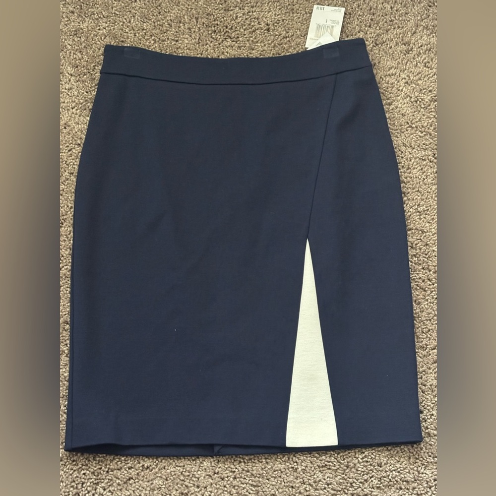 Elegant Navy Blue Women's Skirt